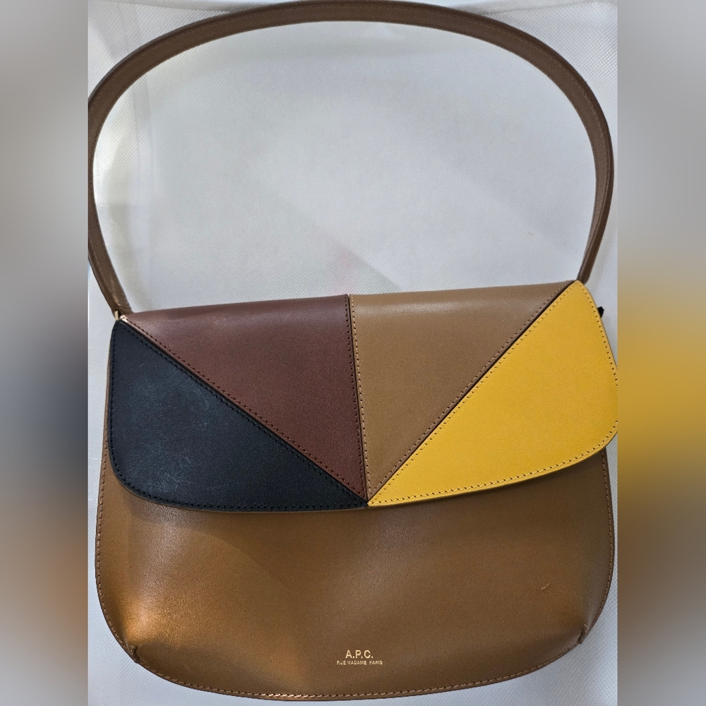 A.P.C. Sarah colour-block shoulder bag